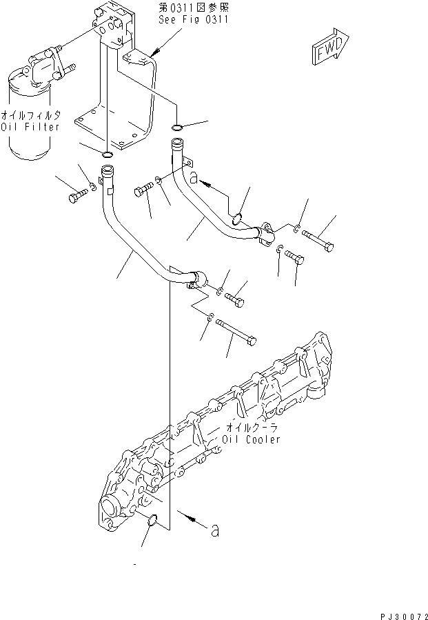 TUBE,OIL 6136-51-6480 KOMATSU