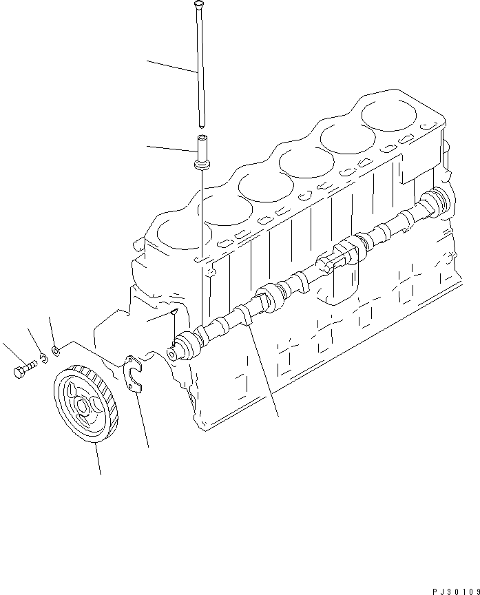 CAMSHAFT ASS'Y 6137-42-1010 KOMATSU