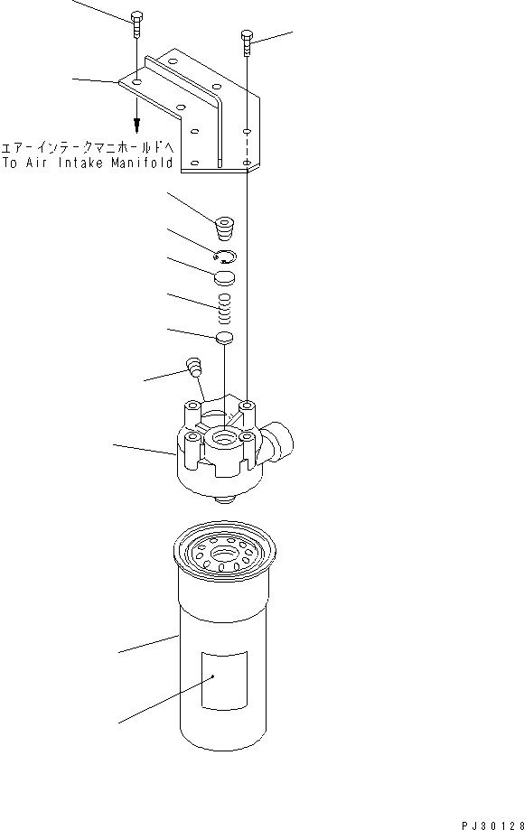 OIL FILTER ASS'Y 6151-51-5301 KOMATSU