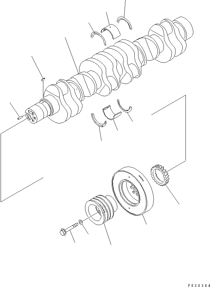 PULLEY¤ HARDENING 6162-33-5310 KOMATSU