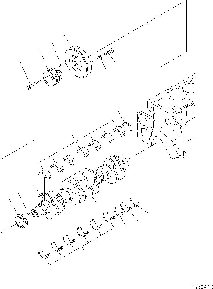 PULLEY, HARDENING 6211-31-1520 KOMATSU