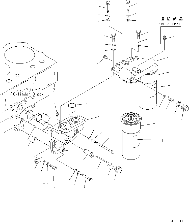 OIL FILTER ASS'Y 6162-54-5100 KOMATSU
