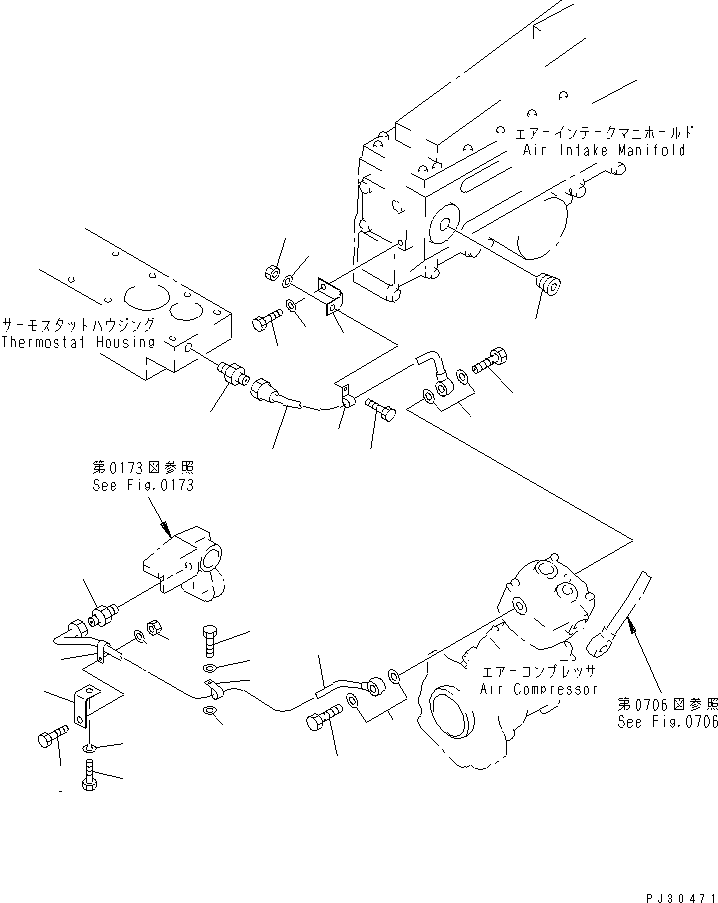 Болт (01010-31045) KOMATSU