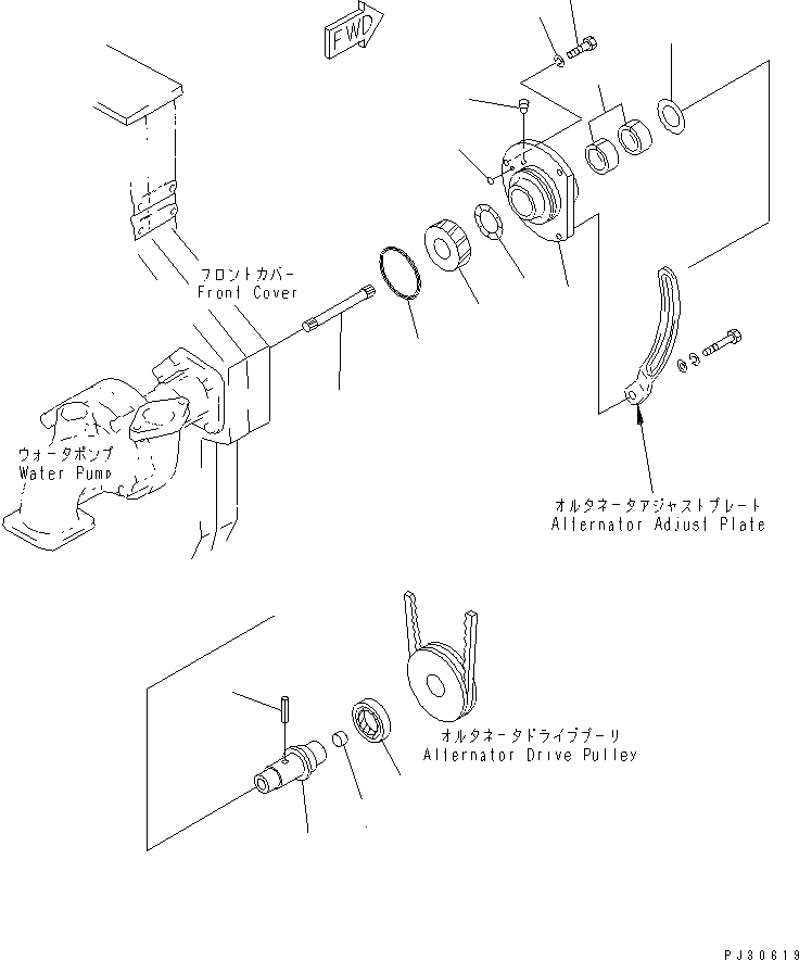 Уплотнение (\2\6162-63-1690) KOMATSU