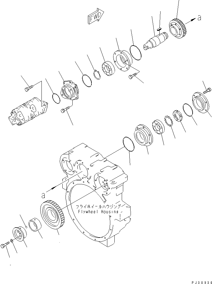 Корпус 6151-21-4450 KOMATSU