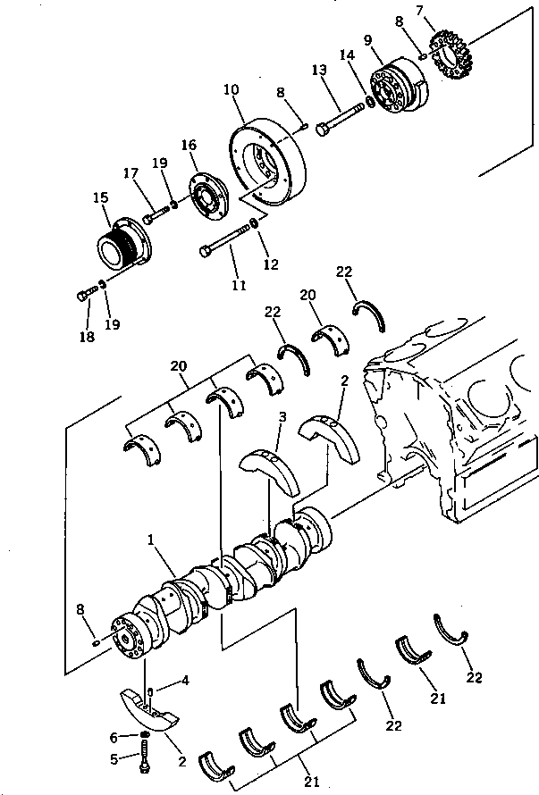 Фланец 6164-31-5350 KOMATSU