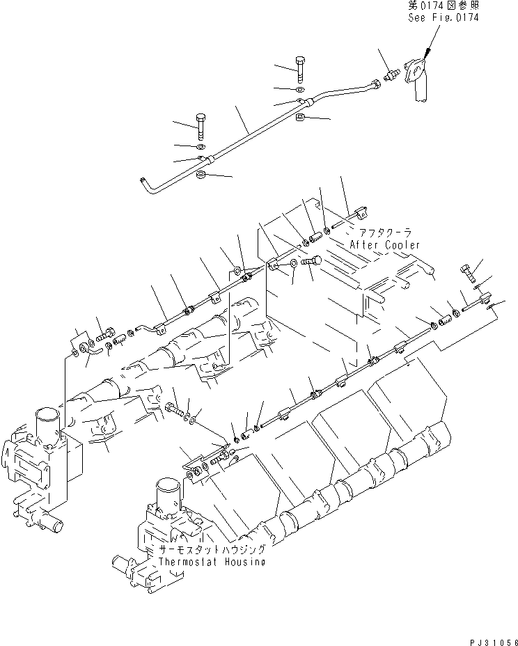TUBE,AIR VENT 6164-61-7880 KOMATSU