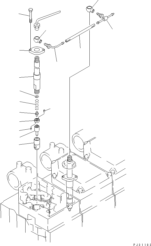 TUBE,(SEE FIG.0421-13) 07270-30413 KOMATSU