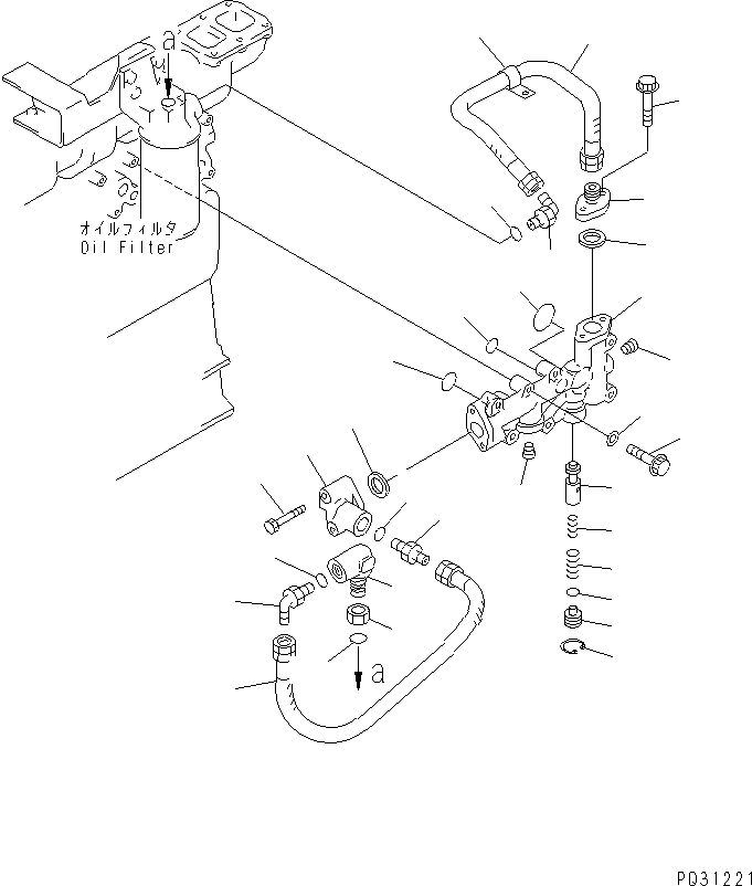 ADAPTER ASS'Y 6150-51-5601 KOMATSU