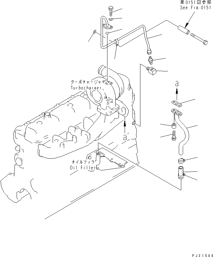 PIPE,OIL 6137-51-7650 KOMATSU