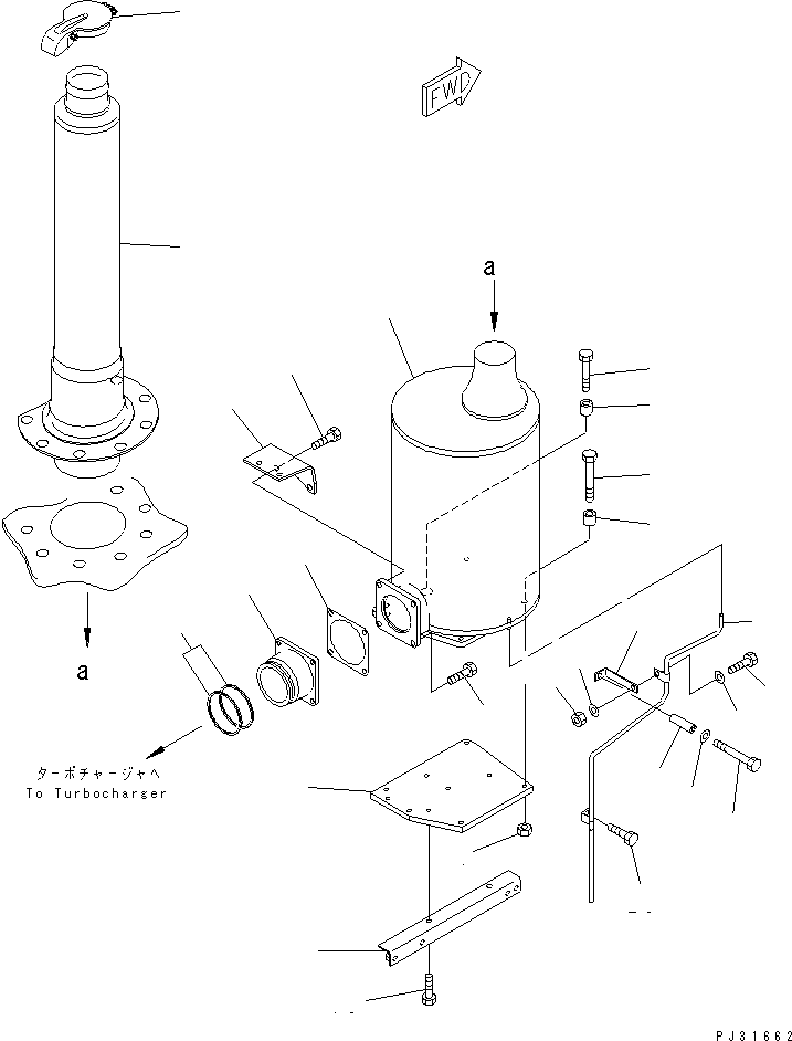 TUBE,DRAIN 6211-11-5680 KOMATSU
