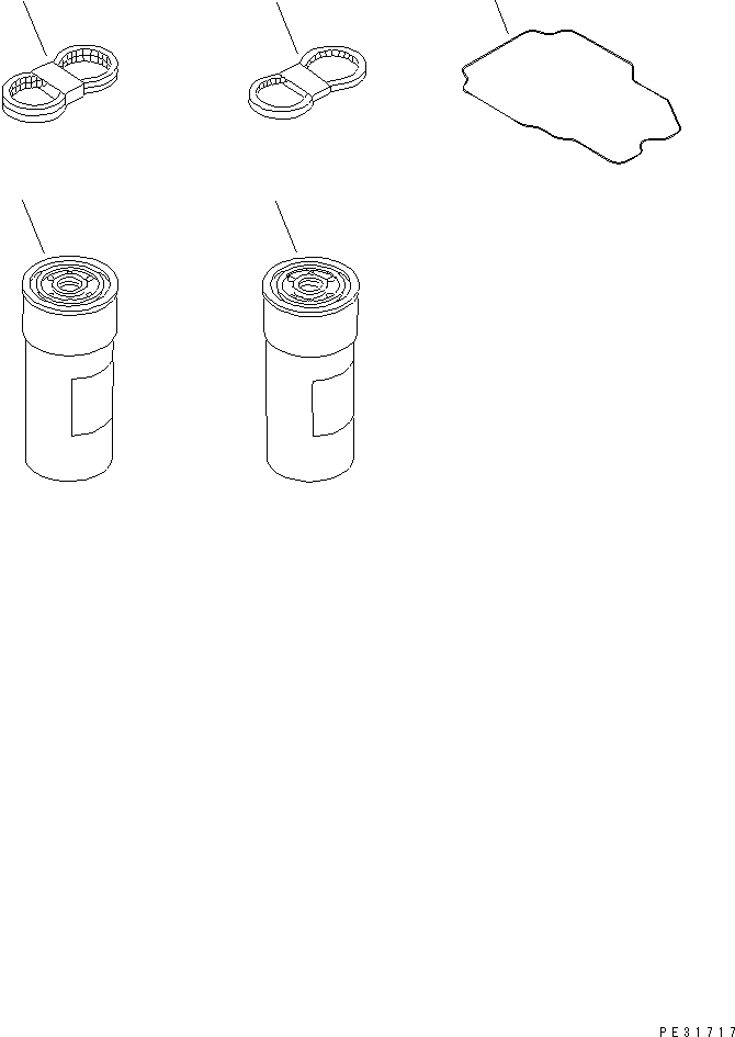 CARTRIDGE,FUEL FILTER 600-311-7552 KOMATSU