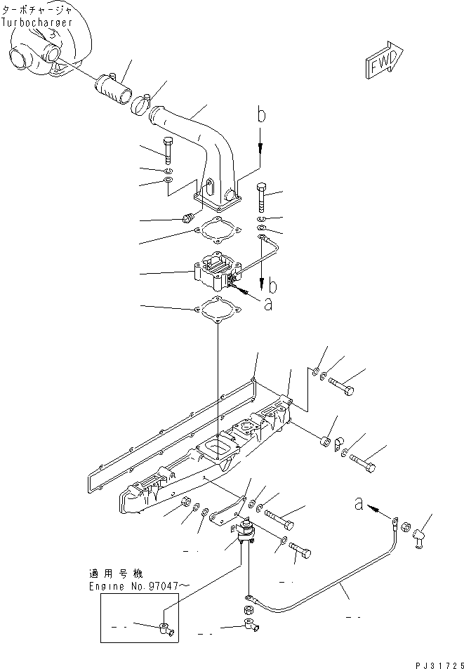 CONNECTOR,AIR 6137-11-4420 KOMATSU
