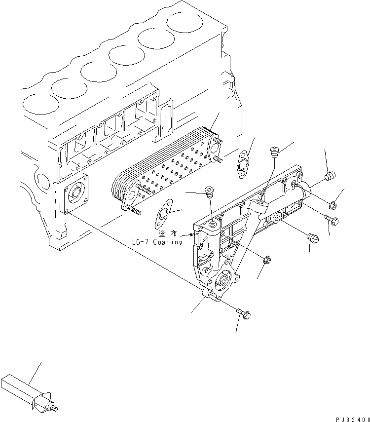 Пробка 07043-20312 KOMATSU