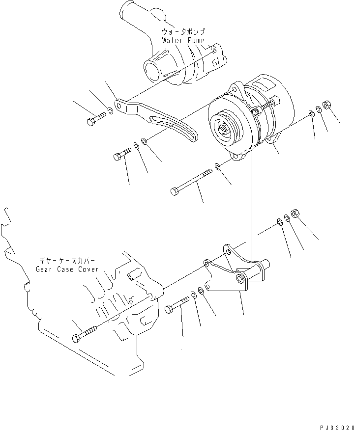 ALTERNATOR A. (35A),(SEE FIG.0642) (600-821-7230) KOMATSU