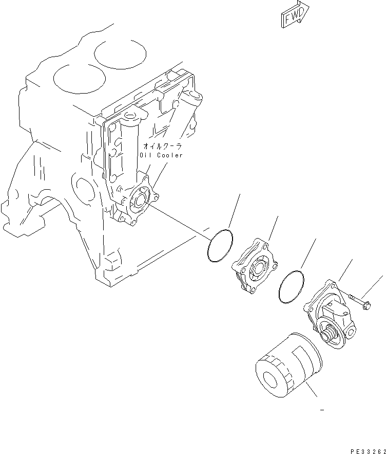 OIL FILTER ASS'Y 6204-51-5600 KOMATSU