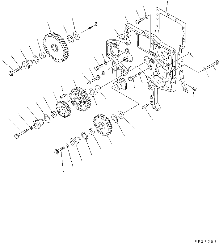 Болт 6162-23-2432 KOMATSU