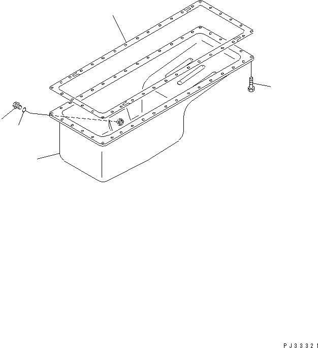 Масляный поддон 6221-21-5120 KOMATSU