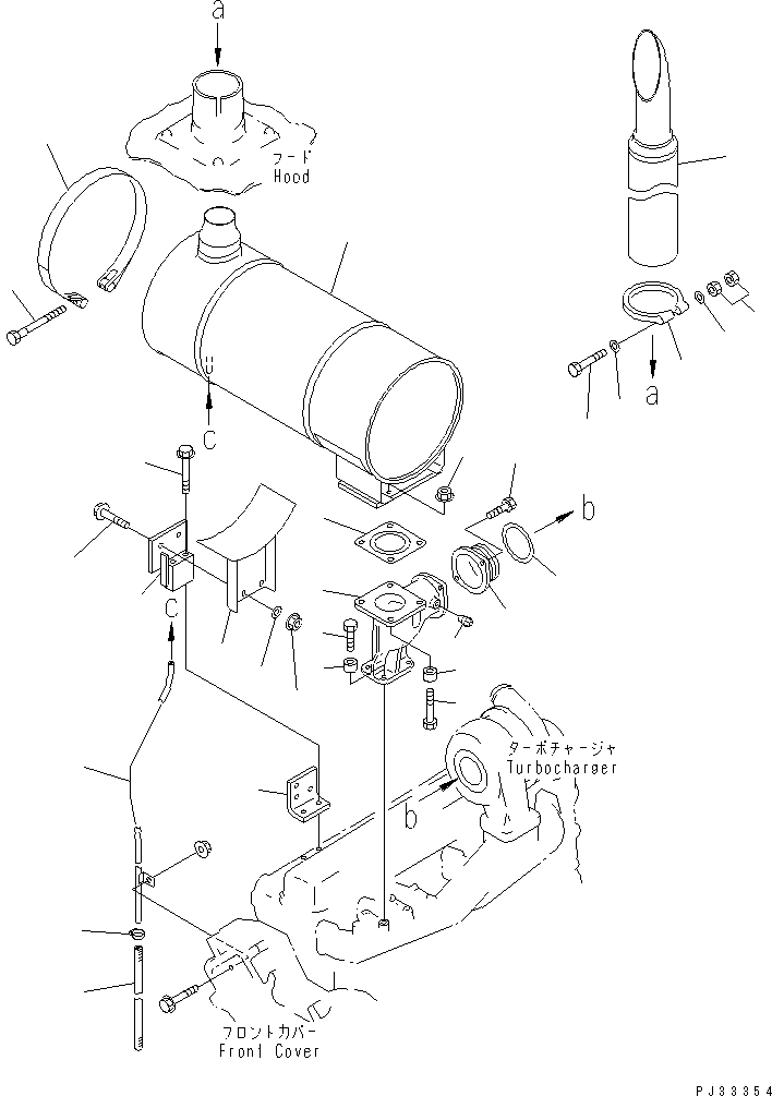 MUFFLER,(WITH GLASSWOOL) 6137-11-5230 KOMATSU