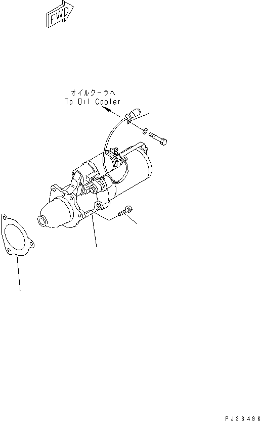 STARTING MOTOR ASS'Y,(11KW) (SEE FIG.A6210-B4A7) (\0\600-813-3962) KOMATSU