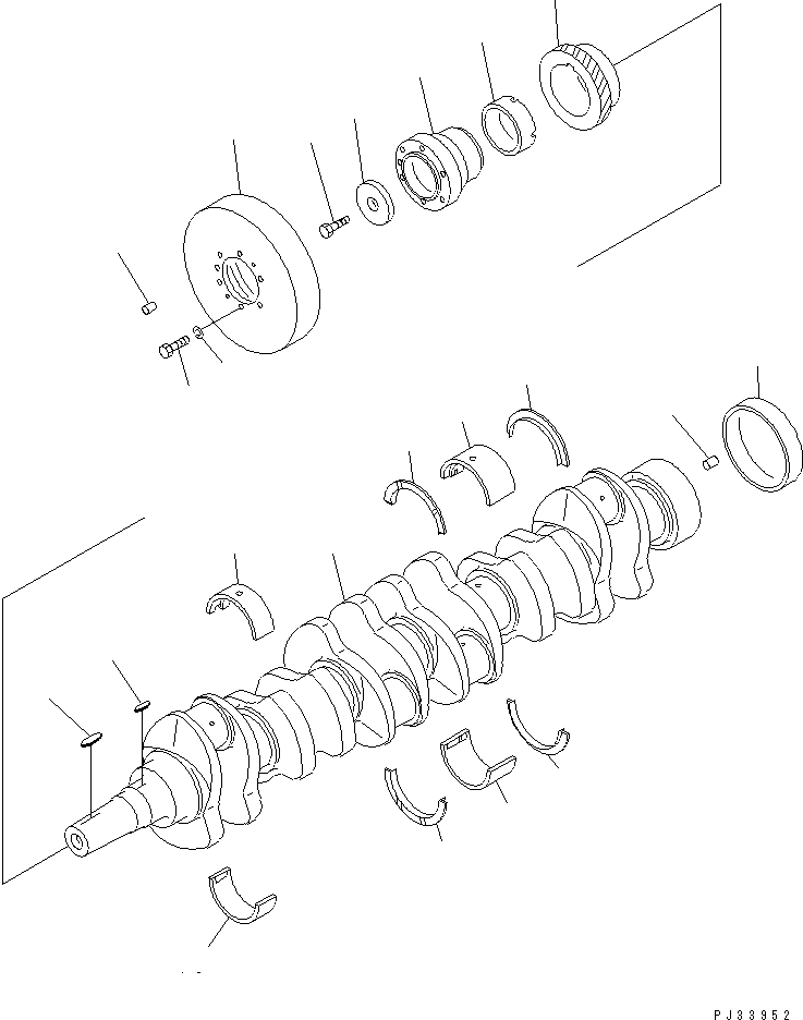 FLANGE ASS'Y 6127-31-1021 KOMATSU