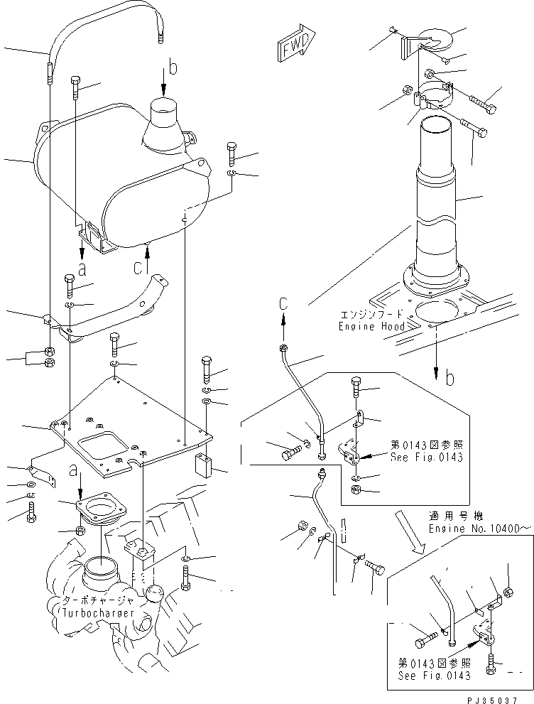 BLOCK,(SEE FIG.0141) (6164-11-5491) KOMATSU