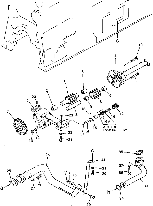 Плунжер \0\6162-53-6860 KOMATSU