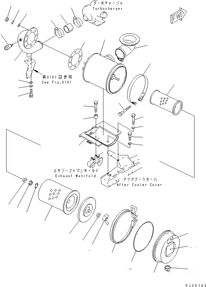 ELEMENT ASS'Y,(TUNNEL SPEC.) 600-181-1400 KOMATSU