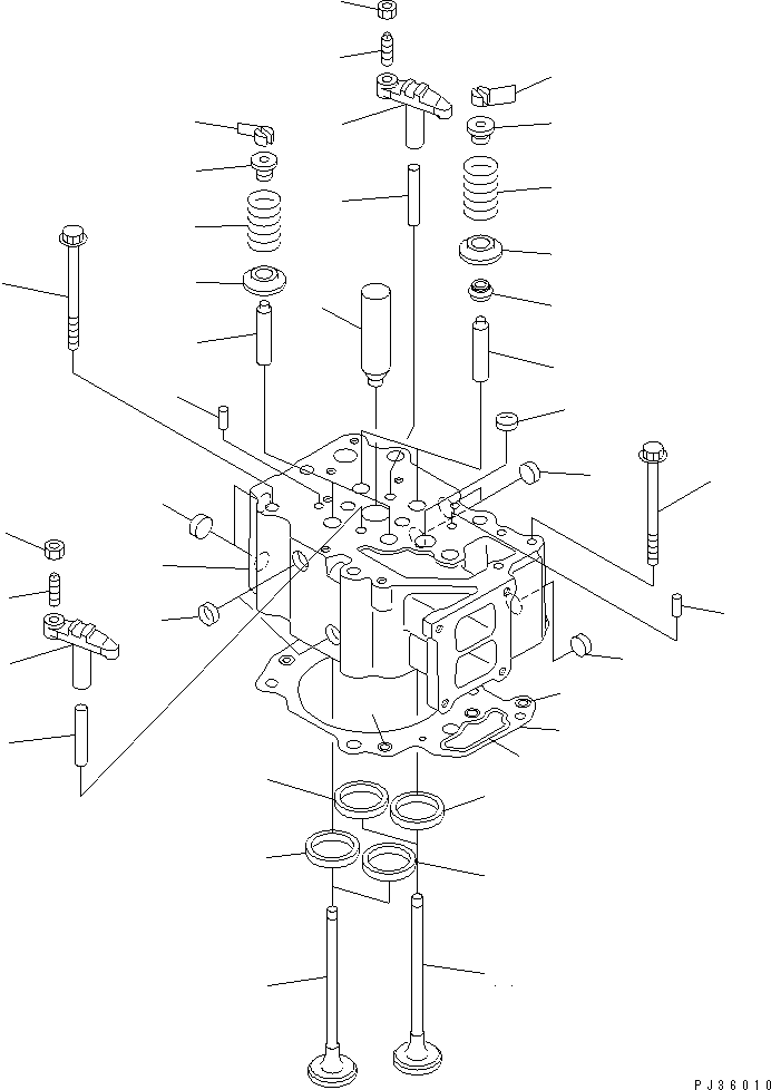 CYLINDER HEAD ASS'Y,WITH VALVE 6151-11-1020 KOMATSU