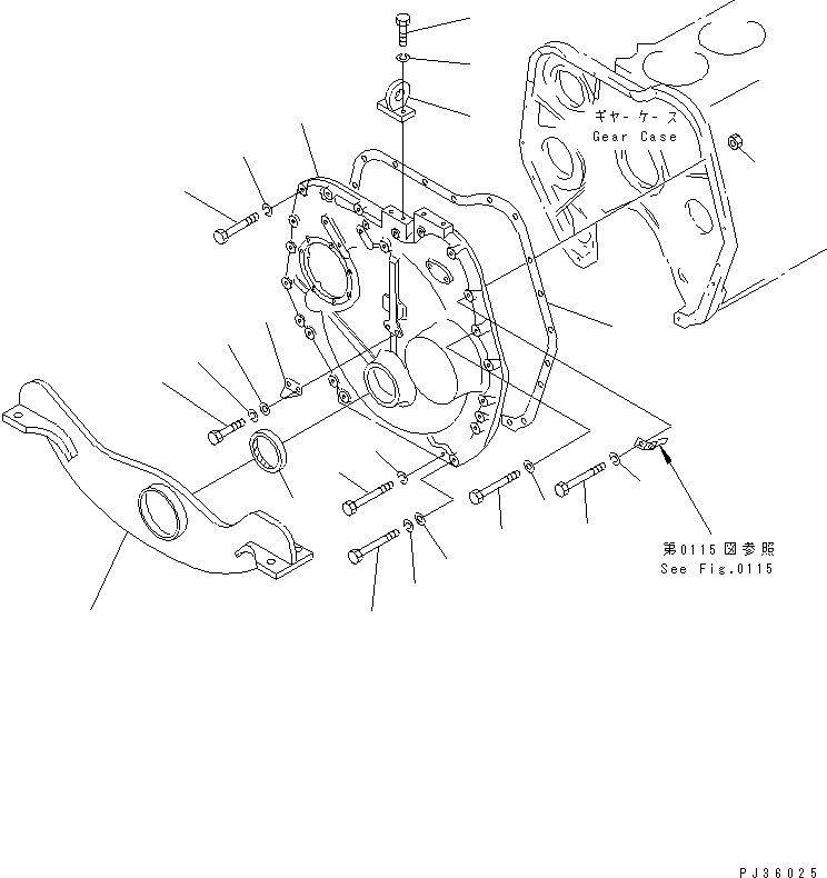 болт 01011-31625 KOMATSU