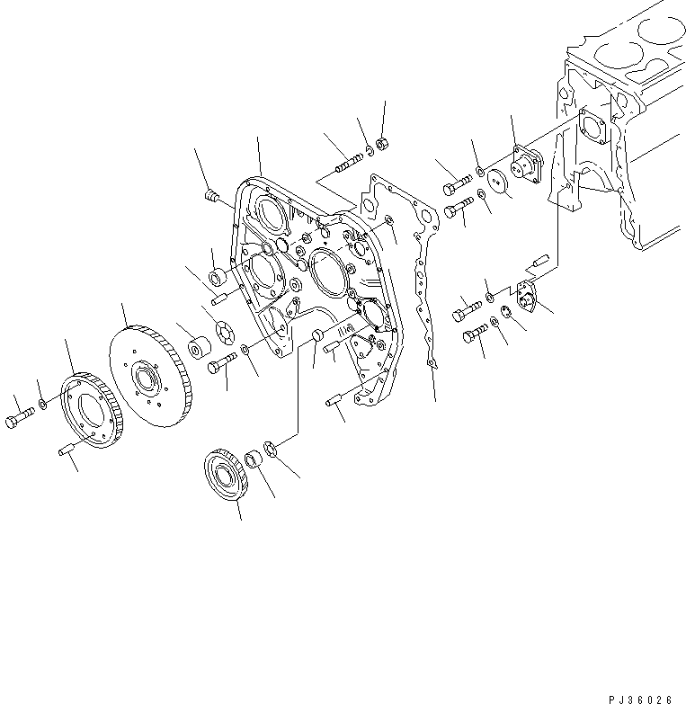 Прокладка 6128-21-3810 KOMATSU