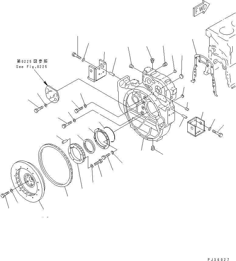 Установочный штифт 6127-31-1390 KOMATSU