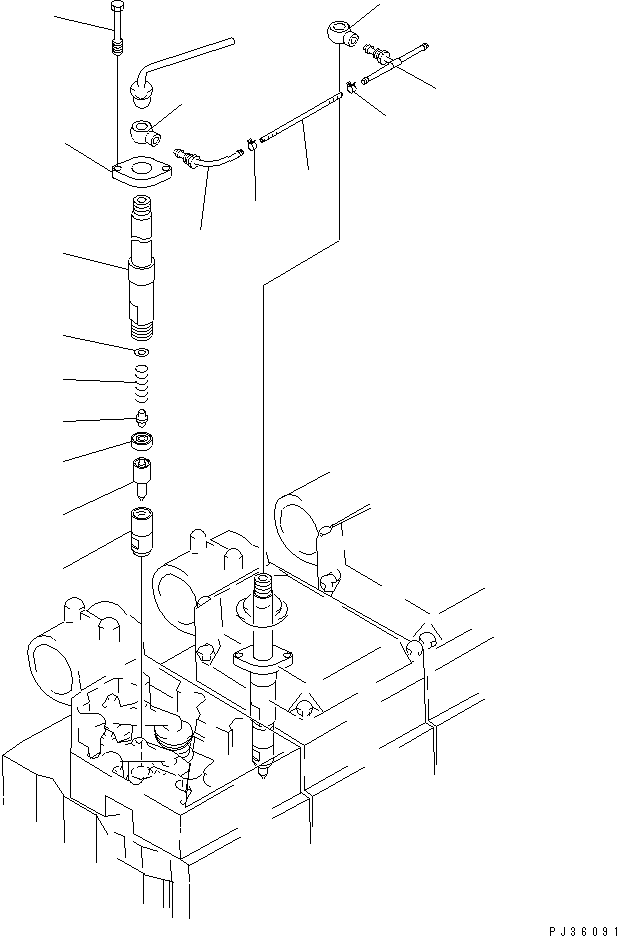 PIN,PRESSURE ND093121-0030 KOMATSU