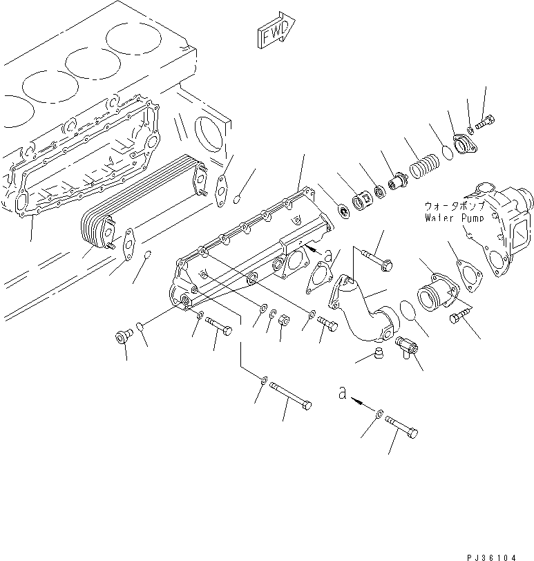 Фильтрующий элемент 6211-61-2110 KOMATSU