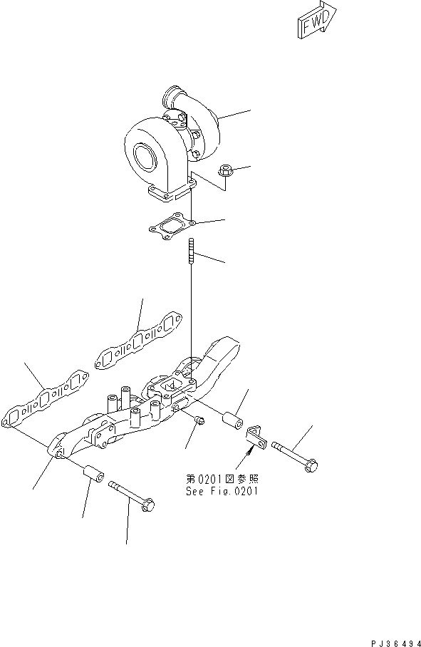 TURBOCHARGER ASS'Y (6207-81-8240) KOMATSU