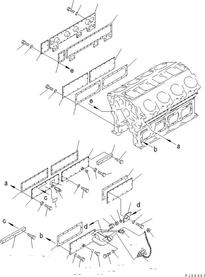 Пластина 6164-21-6780 KOMATSU