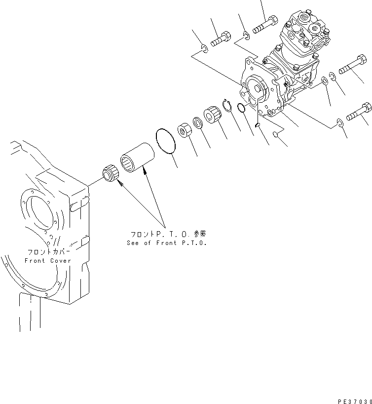 O-RING (K8) \1\07000-62085 KOMATSU