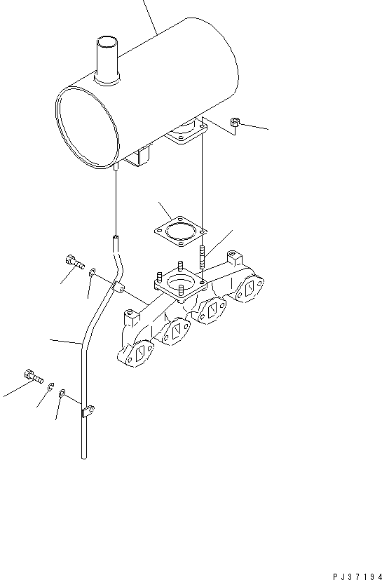 BOLT,(SEE FIG.122) (01010-61045) KOMATSU