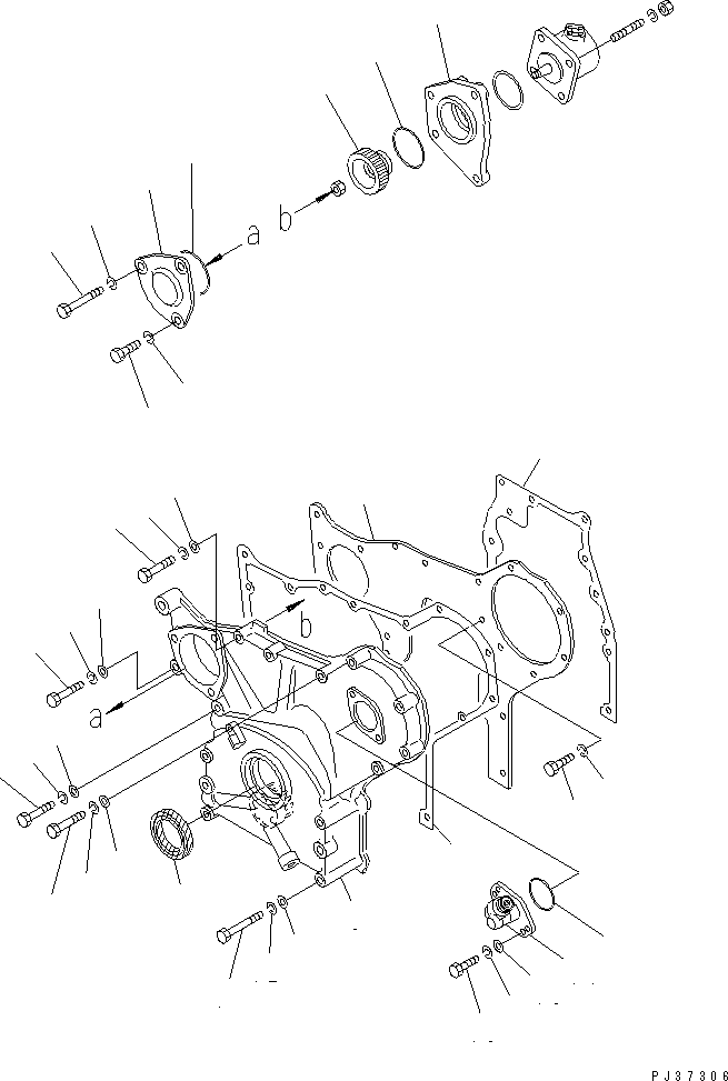 O-RING,(SEE CHASSIS FIG.106) (6144-21-2540) KOMATSU