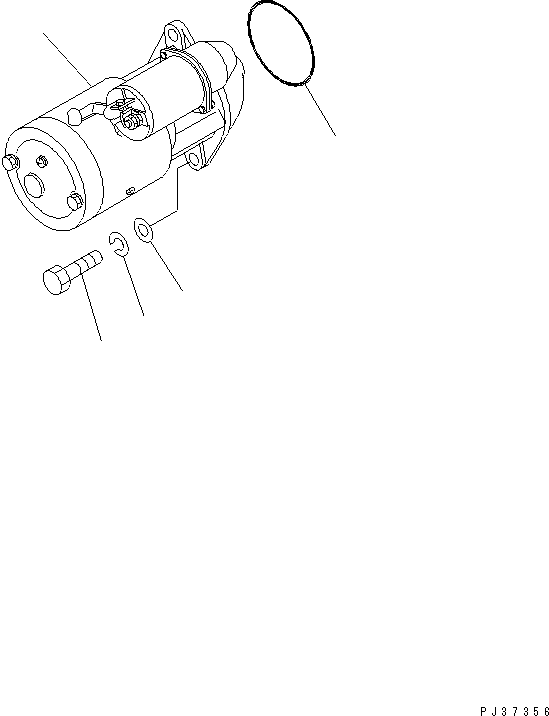 STARTING MOTOR A.,(3.5KW)(SEE FIG.555A) (600-813-2180) KOMATSU
