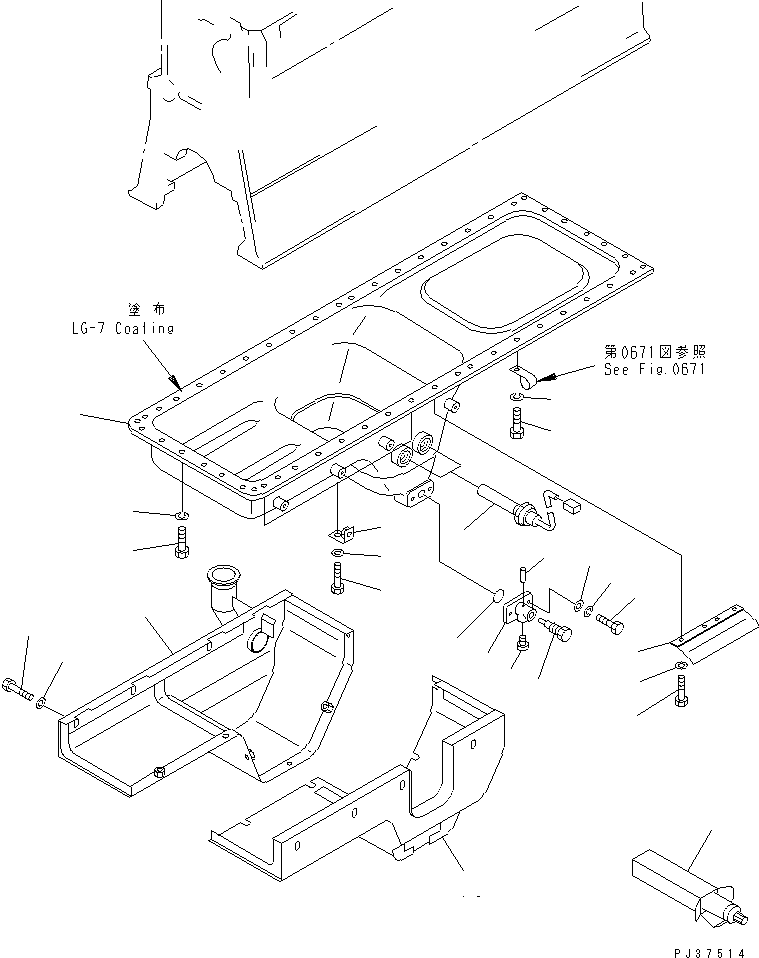 Крышка правая 6162-23-5582 KOMATSU