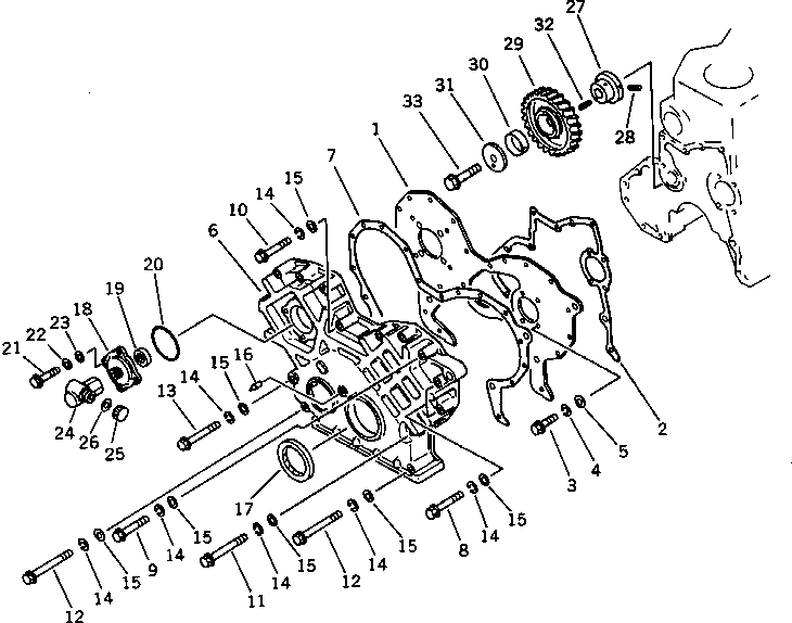 SHAFT,IDLER (\4\6136-21-2410) KOMATSU