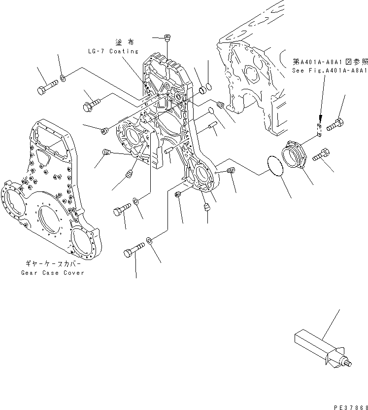 Уплотнительное кольцо круглого сечения 6166-21-3810 KOMATSU