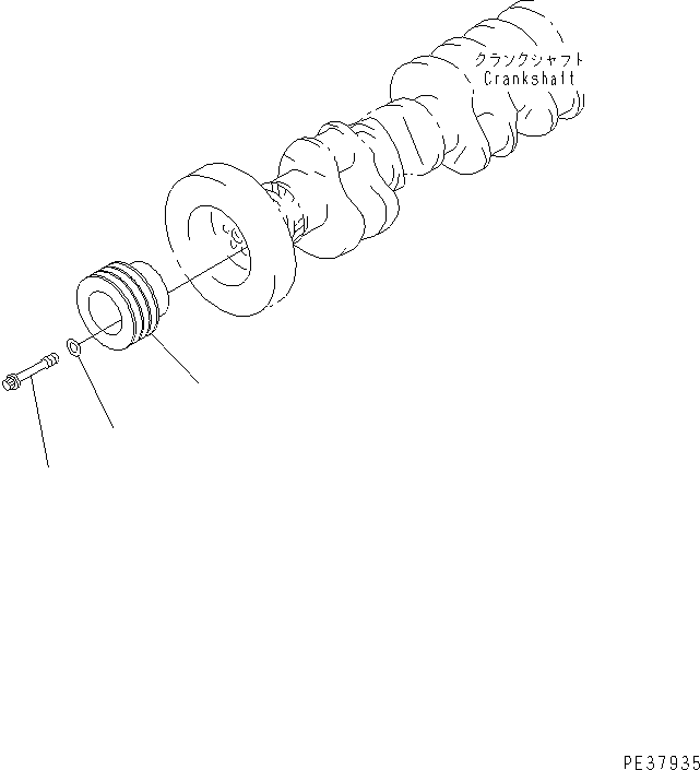 PULLEY¤ HARDENING 6162-35-5340 KOMATSU