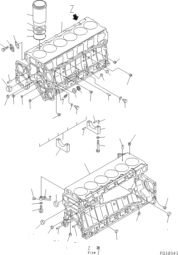 CAP,MAIN METAL, NO.7 \0\6210-29-1250 KOMATSU