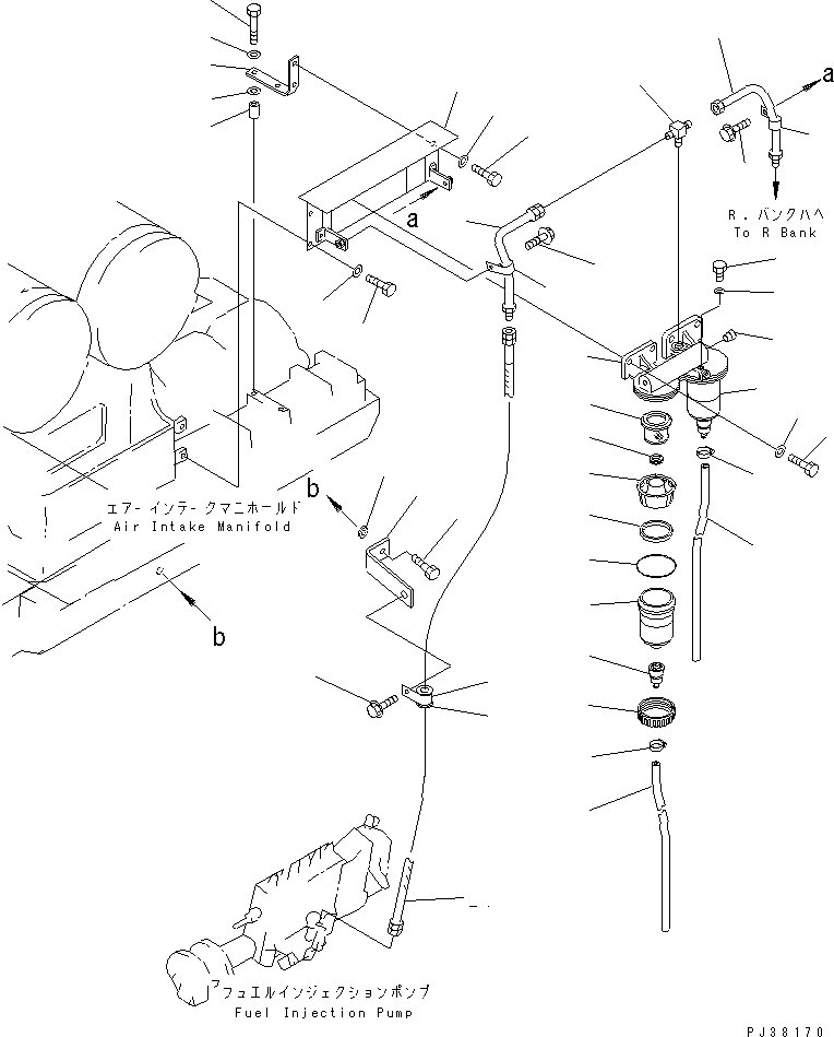 Шланг 07102-20470 KOMATSU