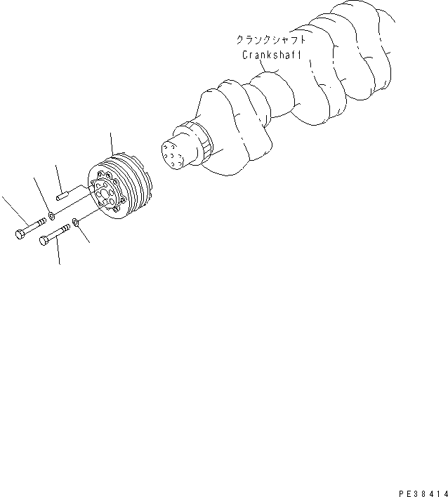 PULLEY,NON HARDENING 6155-31-1550 KOMATSU