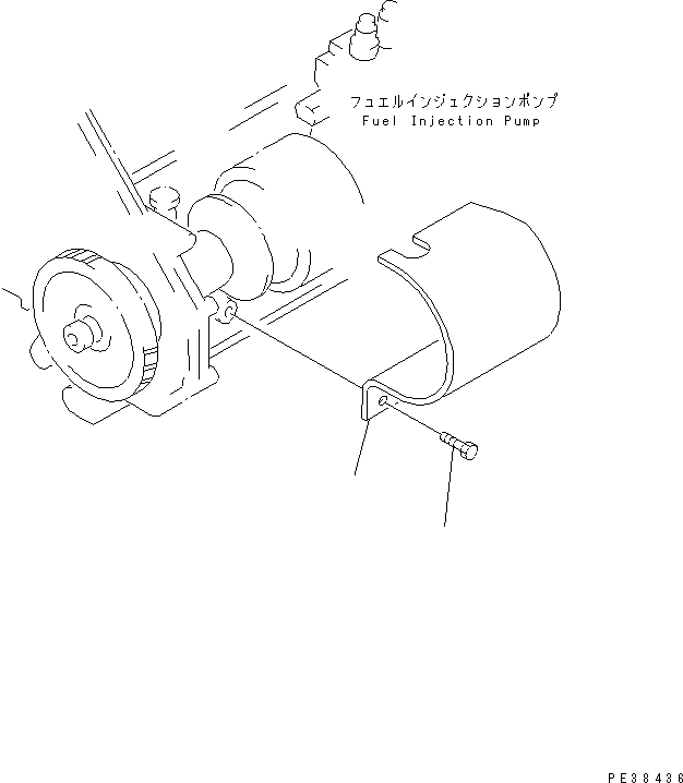 COVER,SAFETY 6151-72-3950 KOMATSU
