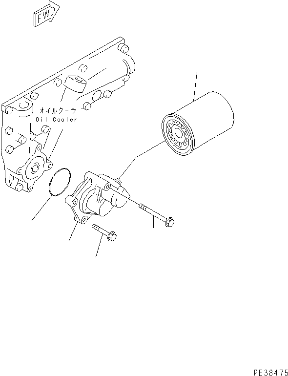 OIL FILTER ASS'Y 6207-51-5103 KOMATSU