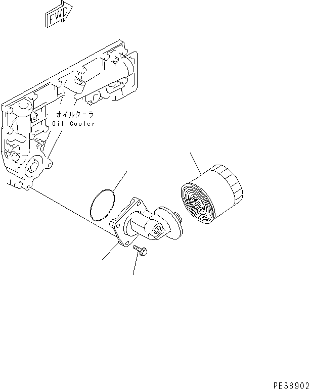OIL FILTER ASS'Y \1\6207-51-5500 KOMATSU